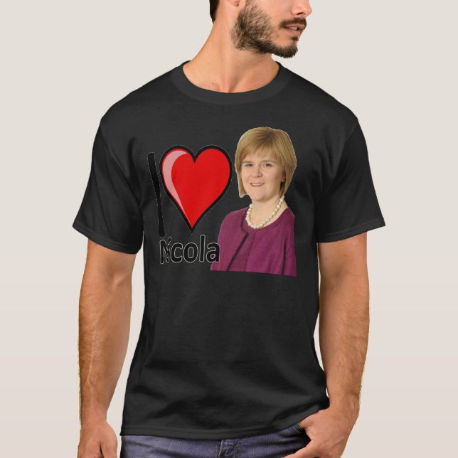 Camiseta I Love Nicola Sturgeon Essential T-Shirt (Anverso)