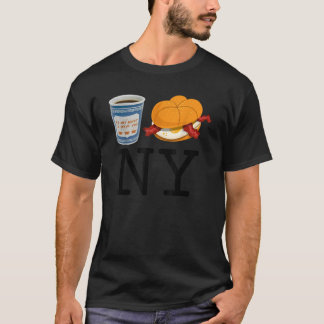Camiseta I love NY New York Bacon Egg and Cheese and Coffee