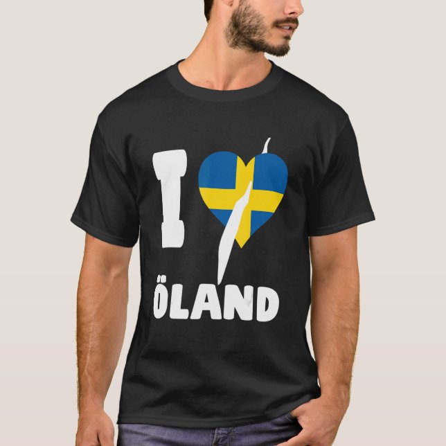 Camiseta I LOVE ÖLAND Sweden (Anverso)