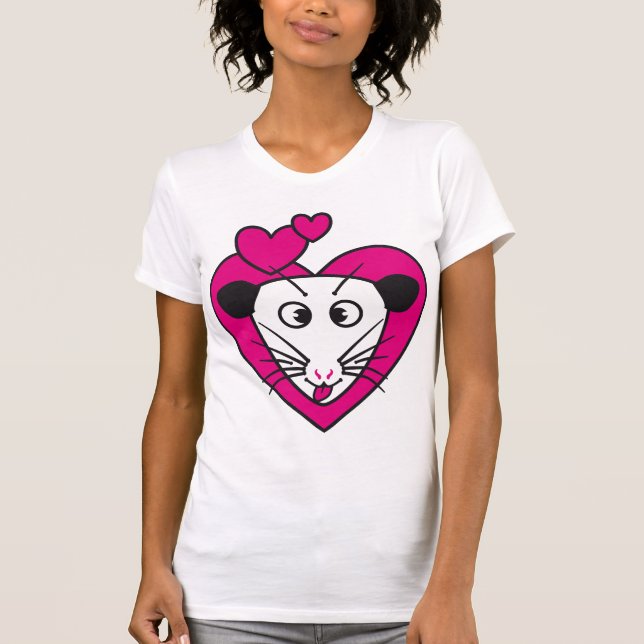 Camiseta I Love Opossum (Anverso)
