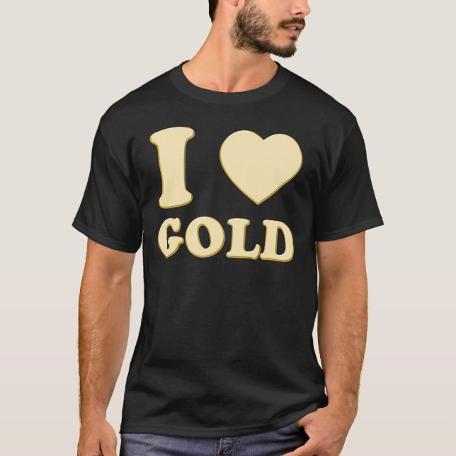CAMISETA I LOVE ORO (Anverso)