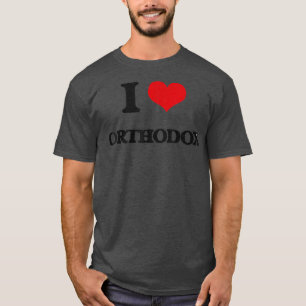 Camiseta I Love Orthodo Xmas Christmas Day Churches God Lov