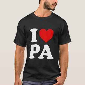 Camiseta I Love Pa He Pennsylvania