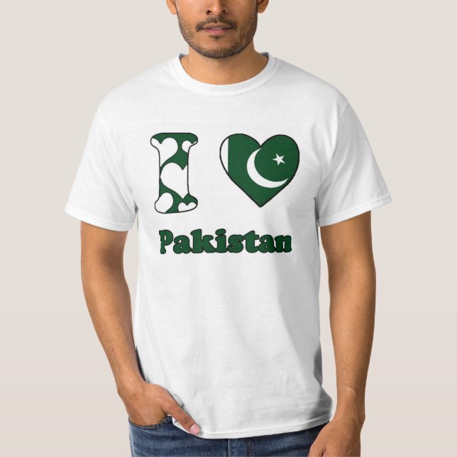 Camiseta I love Pakistan (Anverso)