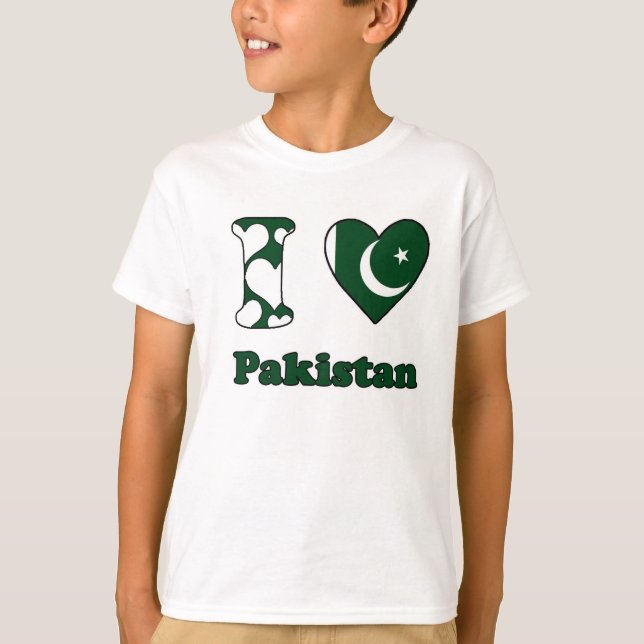 Camiseta I love Pakistan (Anverso)