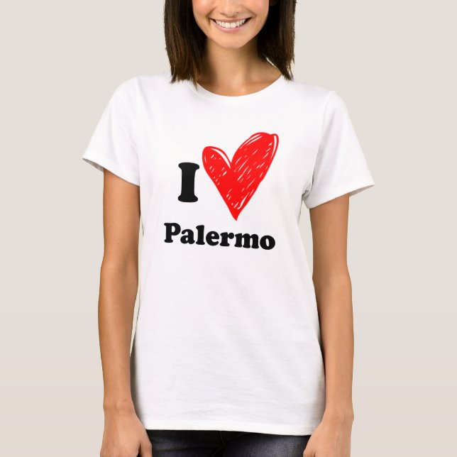 Camiseta I love Palermo (Anverso)