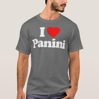 Camiseta I Love Panini Heart Funny