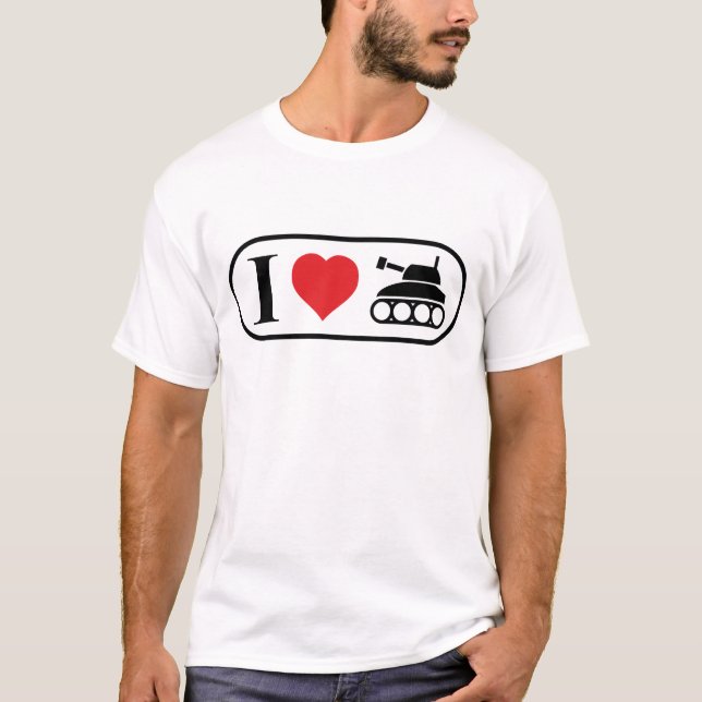 Camiseta I Love Panzer (Anverso)