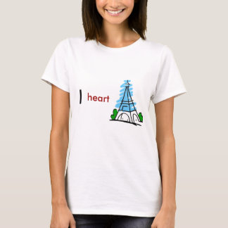 Camiseta I love Paris