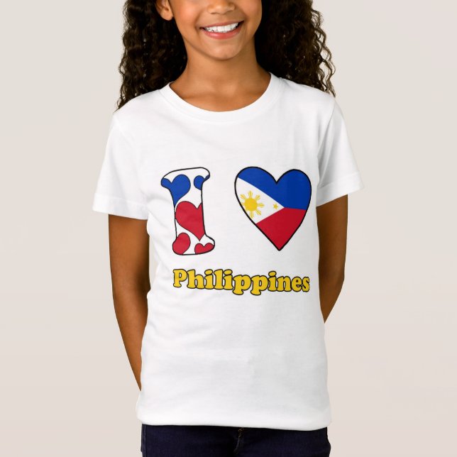Camiseta I love Philippines (Anverso)