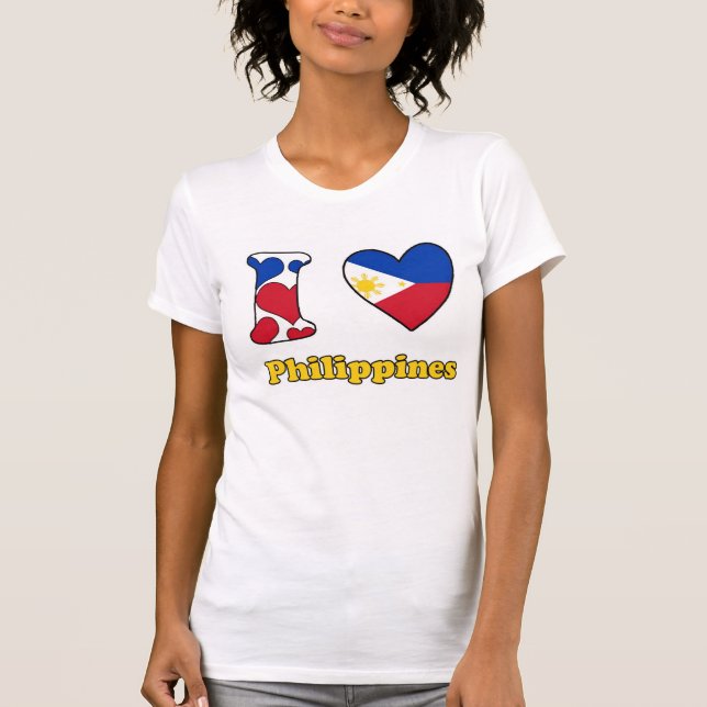 Camiseta I love Philippines (Anverso)