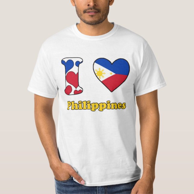 Camiseta I love Philippines (Anverso)