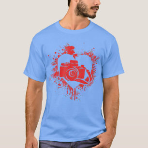 Camiseta I Love Photography Funny Photographer Camera Valen