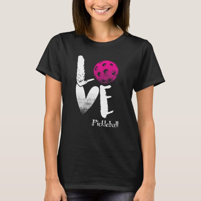 Camiseta I Love Pickleball T-Shirt Funny Pickle Ball (Anverso)