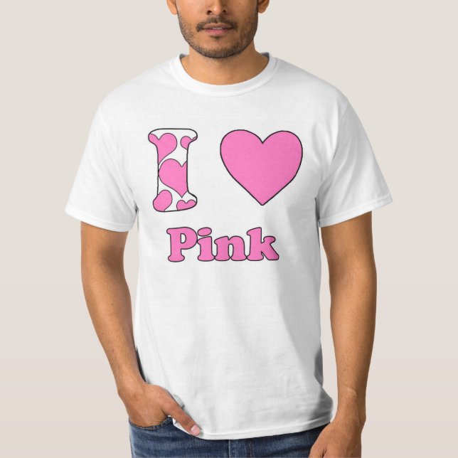 Camiseta I love Pink (Anverso)