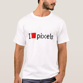 Camiseta I Love pixels!
