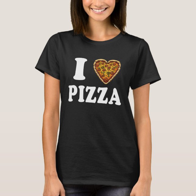 Camiseta I Love Pizza (Anverso)