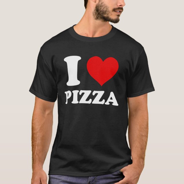 Camiseta I Love Pizza (Anverso)