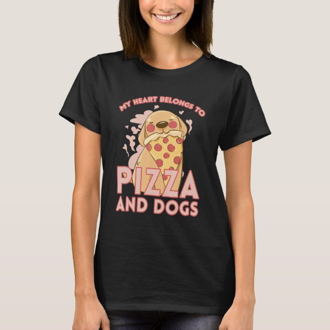 Camiseta I Love Pizza Heart Valentines Day_3 (Anverso)