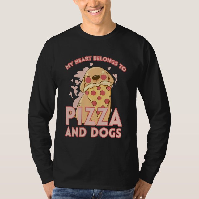 Camiseta I Love Pizza Heart Valentines Day_3 (Anverso)