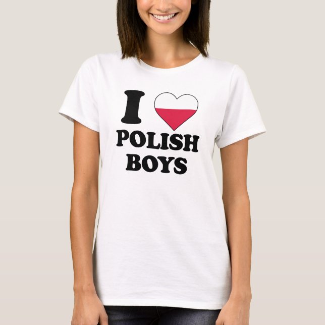 Camiseta I love Polish Boys (Anverso)