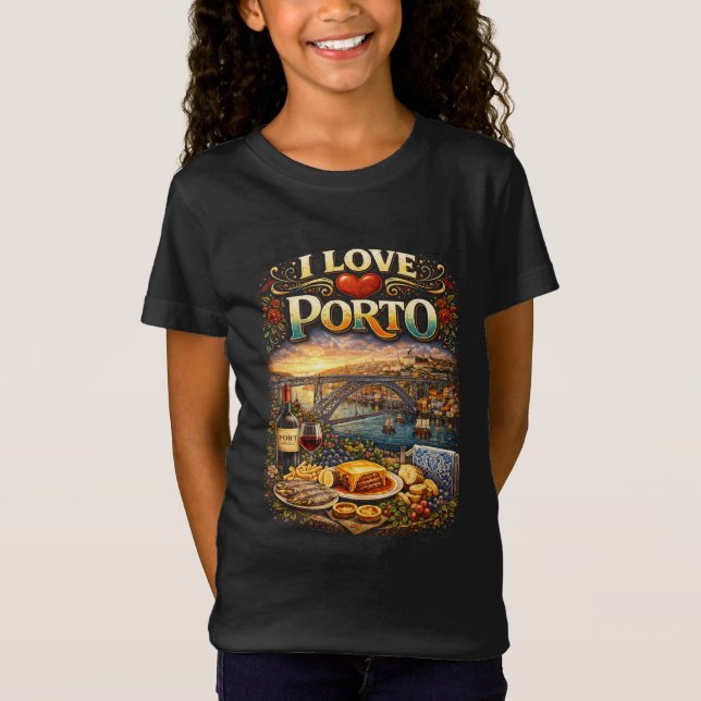 Camiseta I Love Porto (Anverso)