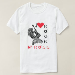 Camiseta I love Rock N' Roll - Guitar Player - Rock N' Roll