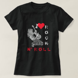 Camiseta I love Rock N' Roll - Guitar Player - Rock N' Roll