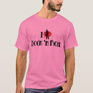 Camiseta I Love Rock & Roll