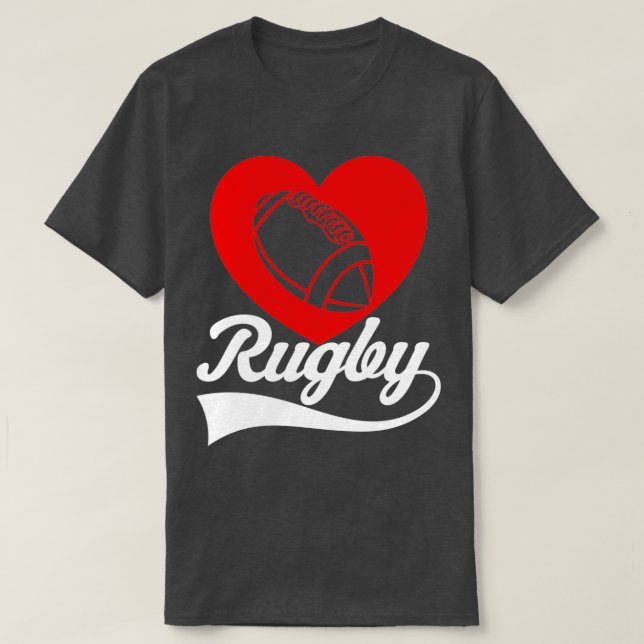 Camiseta I love rugby Rugby forever 2 (Diseño del anverso)