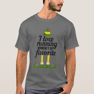 Camiseta I Love Running, Running's My Favorite Funny Christ