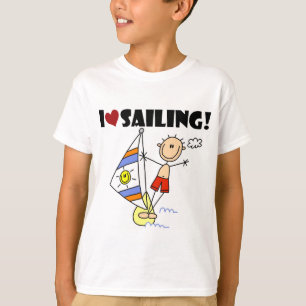 Camiseta I Love Sailing T-shirts and Gifts