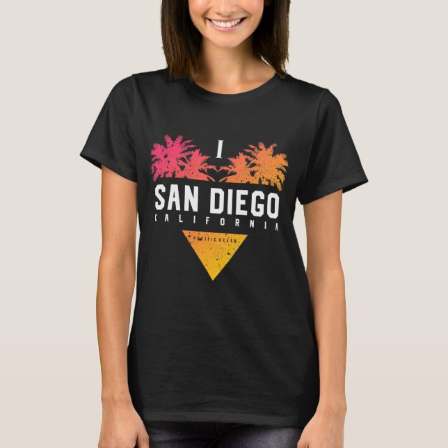 Camiseta I Love San Diego T-Shirt (Anverso)