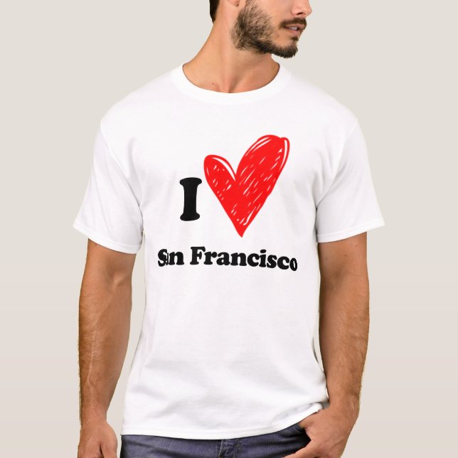 Camiseta I love San Francisco T Shirt (Anverso)