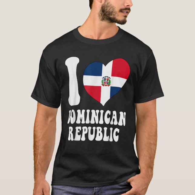 Camiseta I Love Santo Domingo I Love Dominican Republic Fla (Anverso)