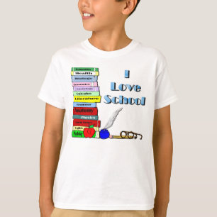 Camiseta I Love School