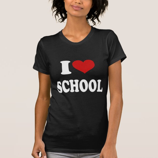 Camiseta I Love School (Anverso)