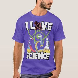 Camiseta I Love Science Chemistry Physics Teacher Premium 