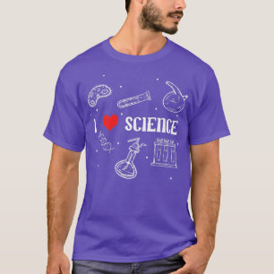 Camiseta I Love Science Premium