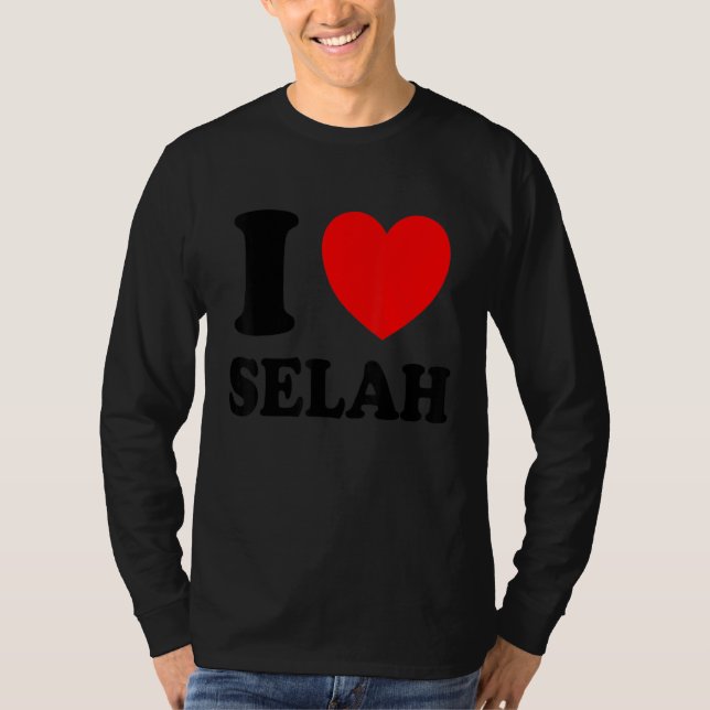 Camiseta I Love Selah (Anverso)