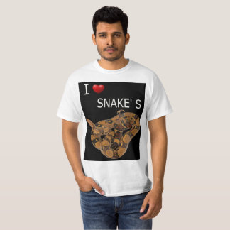Camiseta i love snakes