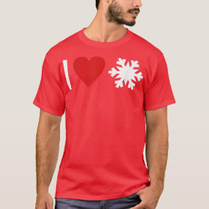 Camiseta I love Snow 
