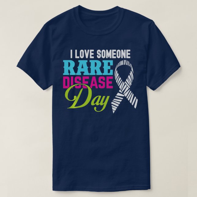 Camiseta I Love Someone Rare Disease Day 2022  (Diseño del anverso)