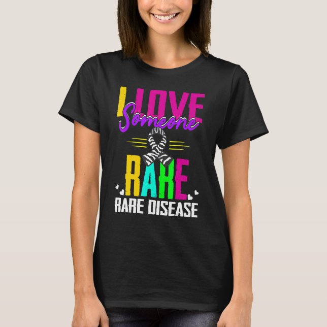 Camiseta I Love Someone Rare Disease Rare Disease Day 2022 (Anverso)