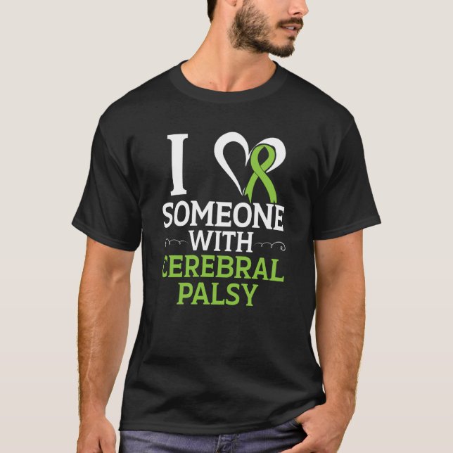 Camiseta I Love Someone With Cerebral Palsy Warrior Support (Anverso)