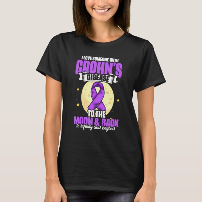 Camiseta I Love Someone With Crohn's Disease for Patient (Anverso)