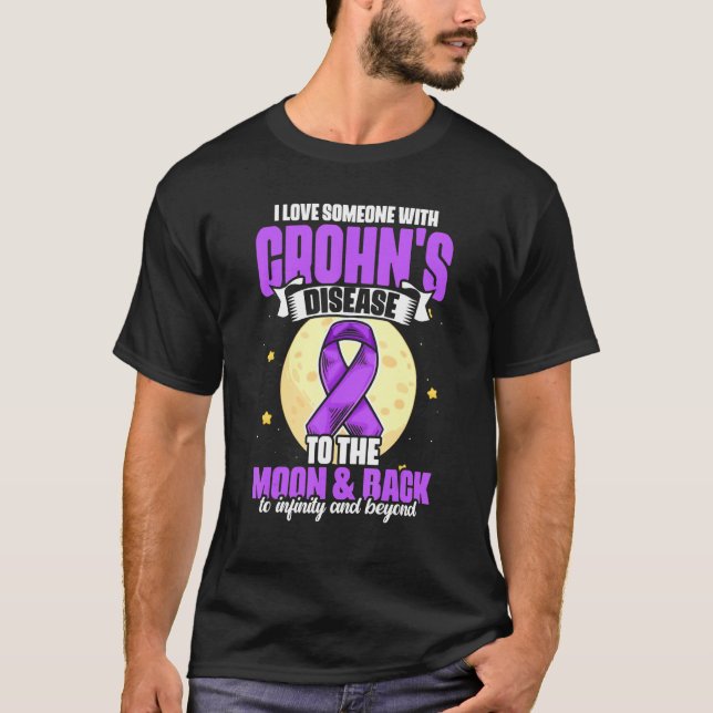 Camiseta I Love Someone With Crohn's Disease for Patient (Anverso)