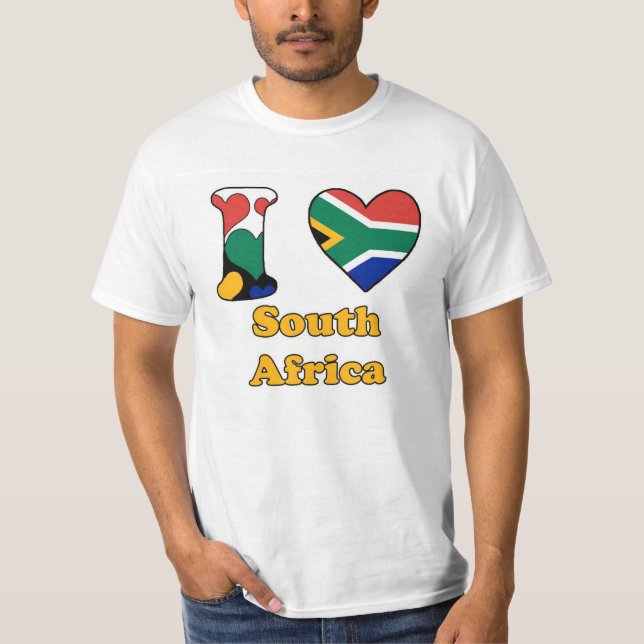 Camiseta I love South Africa (Anverso)