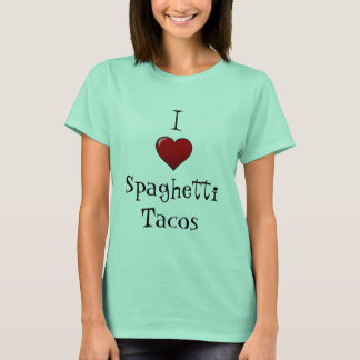 Camiseta I Love Spaghetti Tacos