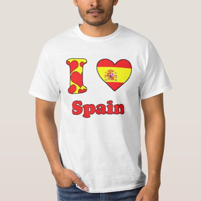 Camiseta I love Spain (Anverso)